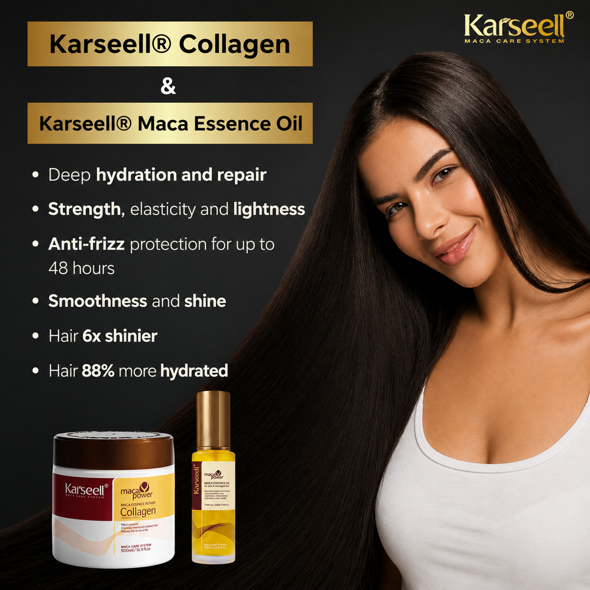 Karseell Collagen & Karseell Maca Essence Oil Kit